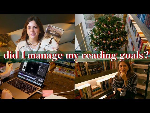 wrapping up for christmas  reflecting on 2023 reading goals and ticking off the to-do list