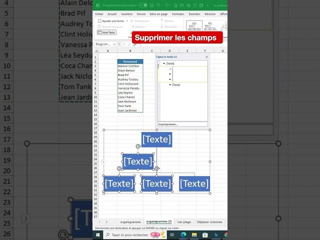 Comment faire des organigrammes hiérarchiques dans Excel