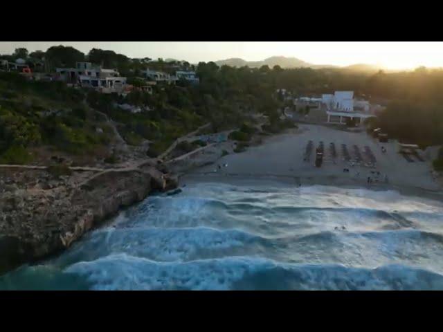 Mallorca aus der Luft - cala romantica mallorca ...