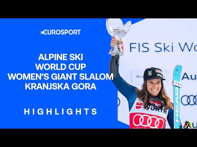 Sara Hector Dominates Giant Slalom!  | FIS Alpine Ski World Cup 2024/25 Highlights