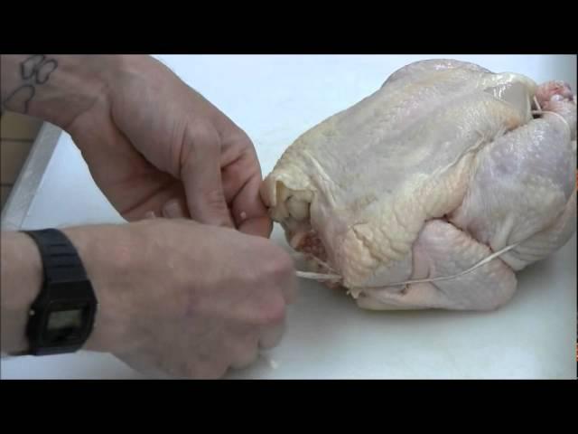 Trussing A Chicken