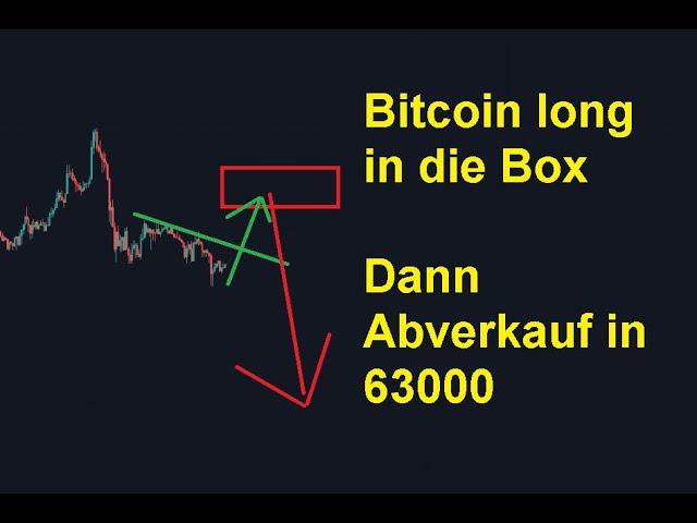 Bitcoin & Ethereum. SO UND NICHT ANDERS entwickelt sich Bitcoin heute ::)) 65,5 - 66K dann short