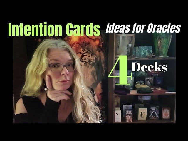 Intention Card ⭐ Ideas for How to use Oracle Cards