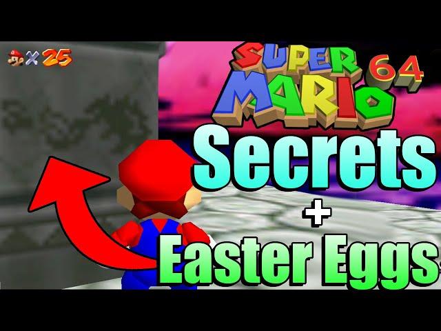 Super Mario 64 Easter Eggs and Secrets!!!