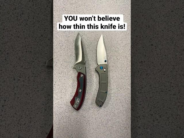 The Benchmade Narrows is THIN!  #knife #edc #benchmade #minimalist #everydaycarry #knives #shorts