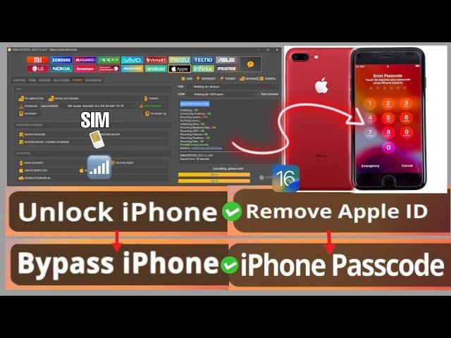 iPhone 7 Plus Passcode Bypass iCloud With Signal (Unlock Tool ) A To Z 2025