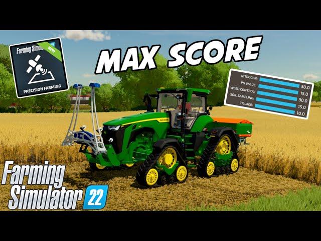 How To Get Max Environmental Score | Precision Farming | Farming Simulator 22