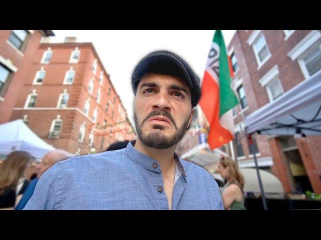 TAKING CARLO TO AN AMERICAN "ITALIAN FEAST" IN THE NORTH END! (PART 2)