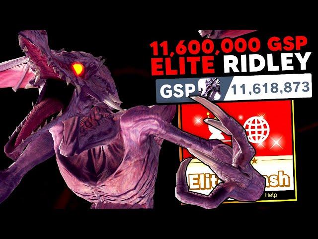 This is what an 11,600,000 GSP Ridley looks like in Elite Smash