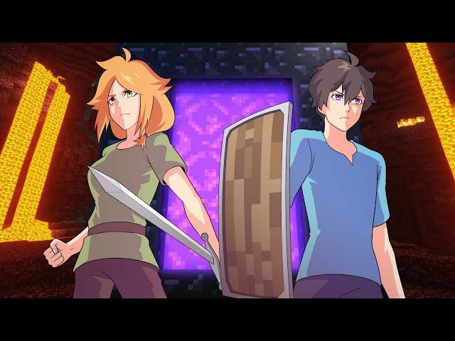 Nether - Save The Village 2 | Minecraft Anime