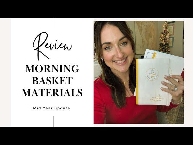 MID YEAR HOMESCHOOL UPDATE||MORNING BASKET BOOKS AND MATERIALS ️