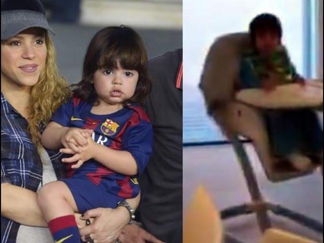 Very Sweet! the son of Shakira and Pique can read with 2 years! Fc Barcelona