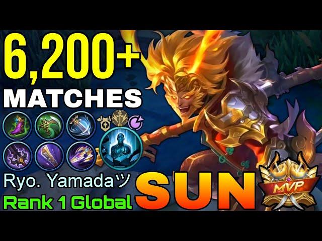 6,200+ Matches Sun Perfect Gameplay - Top 1 Global Sun by Ryo. Yamadaツ - Mobile Legends