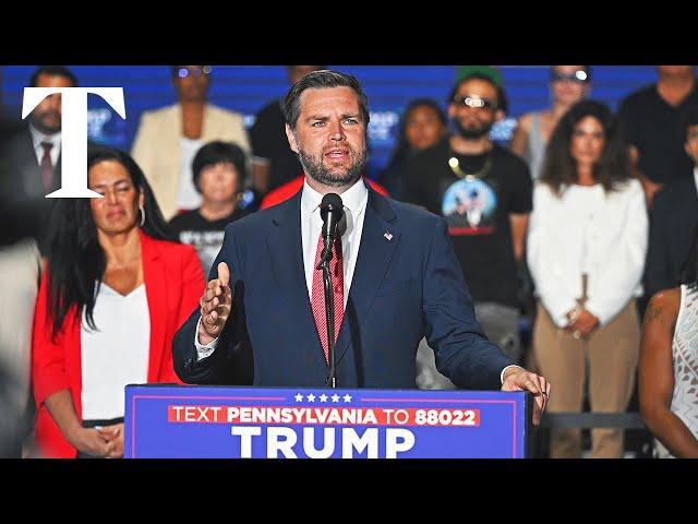 LIVE: JD Vance hosts rally in Philadelphia