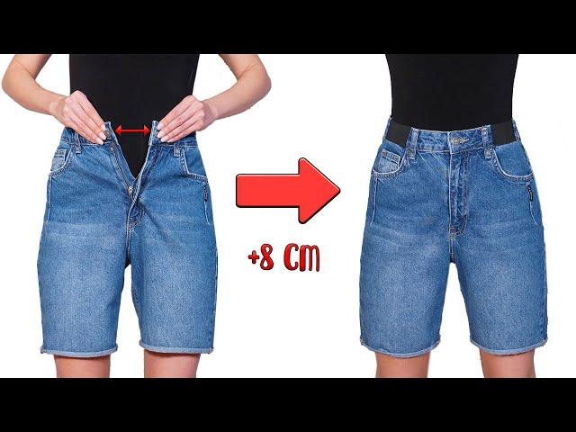 How to upsize jeans in the waist to fit you perfectly!