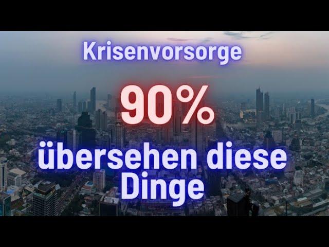 Überleben in der Stadt - 90% aller Prepper übersehen das! #krisenvorsorge #prepping #Blackout #WW3