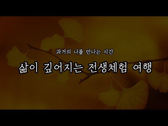 과거의 나를 만나는  의미있는 40분 전생체험 여행