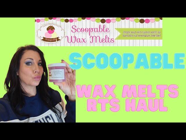 Scoopable Wax Melts RTS haul #waxmelts  #homefragrance #vendorwax #waxhaul #booklover