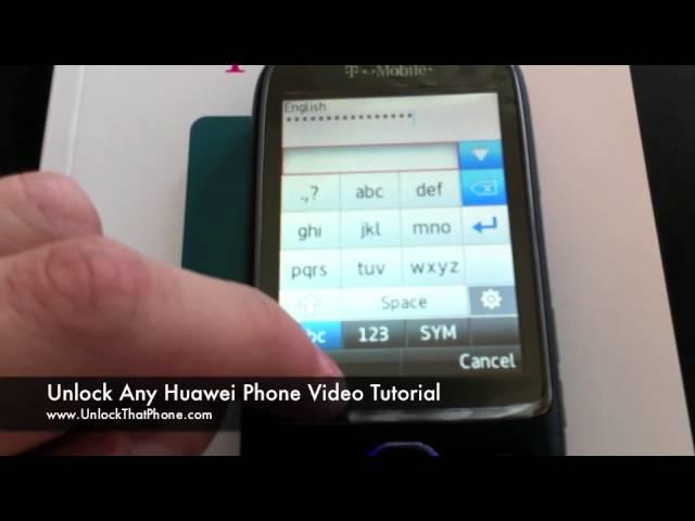 How To Unlock Huawei Phone - Configure data & Enter code / Remove "Input NCK Code" message
