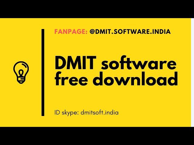 DMIT software free download | how to use fingerprint scanner FSH80