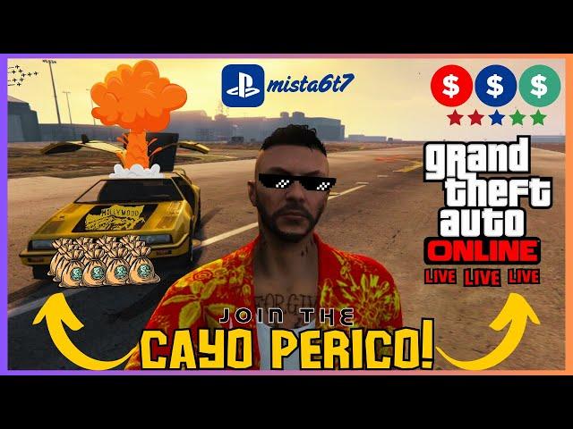 LIVE GTA Online: Cayo Perico Heist | Unlimited Money | GTA Online Live