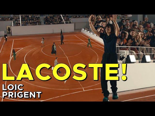 LACOSTE TAKES ROLAND GARROS! MEET THE NEW DESIGNER OF THE BRAND! By Loïc Prigent