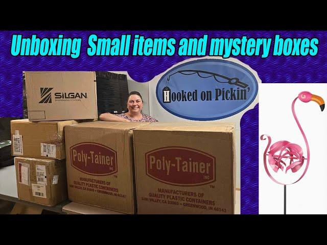 Unboxing Small items and 2 giant Mystery boxes Check out what we found!