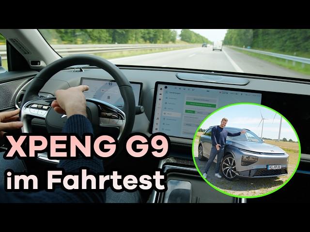 XPENG G9: Erste Fahrt auf Autobahn + Test der Assistenzssysteme (XPILOT), Verbrauch | Fahrbericht