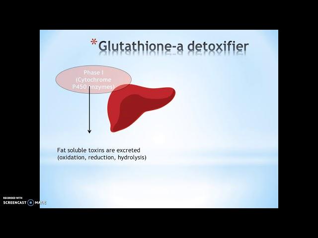 Glutathione- our endogenous antioxidant