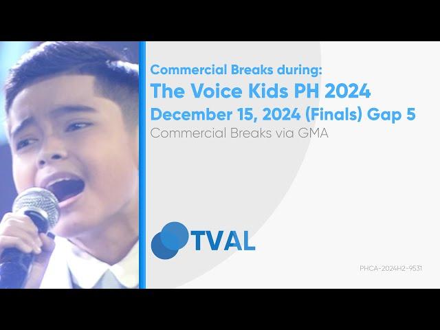 Commercial Breaks of GMA during The Voice Kids PH 2024 - December 15, 2024 Gap 5