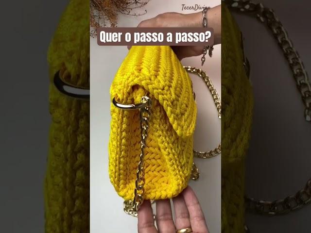 BOLSA DE CROCHÊ PASSO A PASSO COMPLETO NO CANAL