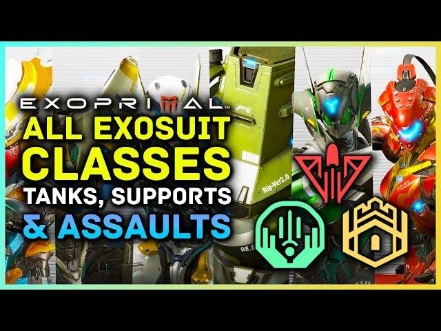 Exoprimal - All Exosuit Classes Explained! Assaults, Tanks & Supports