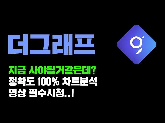 더그래프 [긴급] 이거는 지금 사야될거 같은데..? 정확도 100% 차트분석, 영상 필수시청..! #코인시황