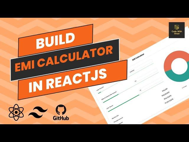 Build a Loan EMI Calculator in React + Deploy on GitHub Pages 