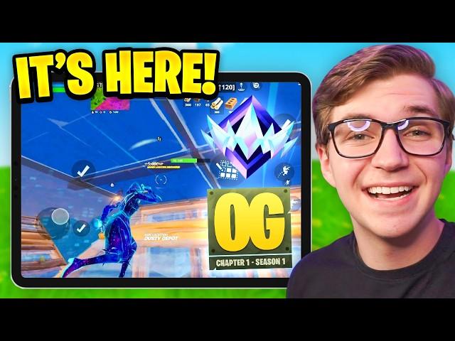 I Played Ranked OG Fortnite on Mobile! (so good)