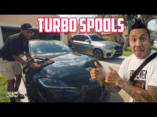 A90 Supra Spooling Like a Jet – Turbo Madness!