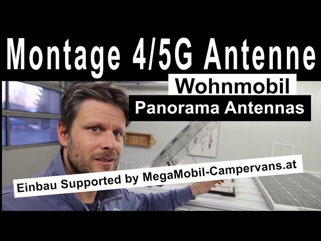 Dachmontage 4/5G Antenne | Panorama Antennas | Mobilfunkantenne, Kastenwagen | Externe Antenne