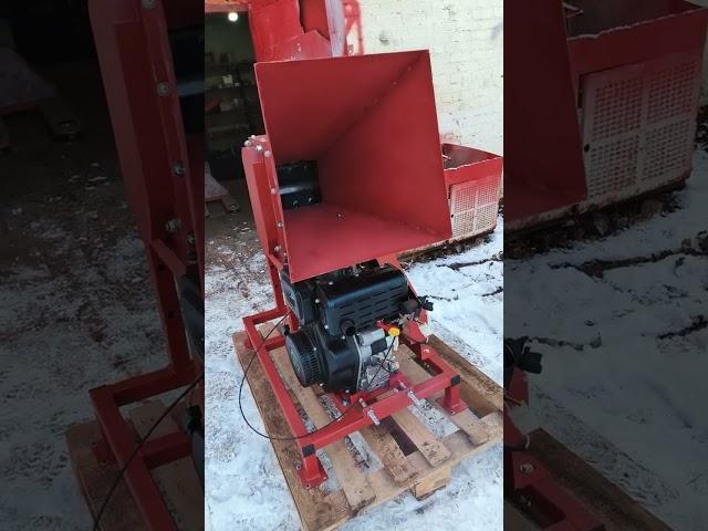 Chipper for branches with a diesel engine in 2025 #drovosek #BRANCHLOGGER