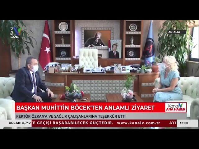 Başkan Muhittin Böcek’ten anlamlı ziyaret