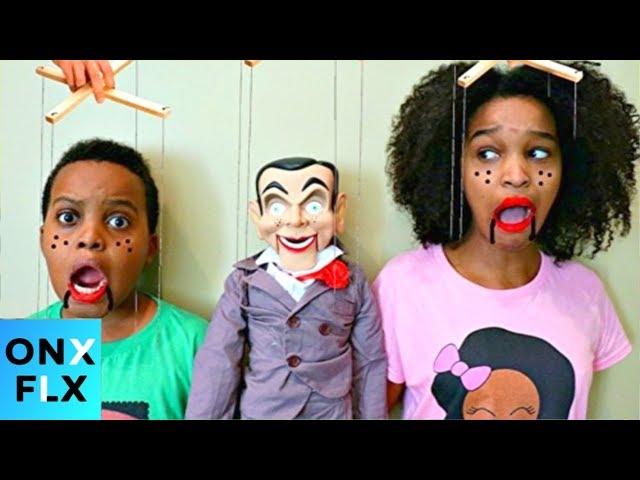 HAUNTED Puppet vs Shiloh and Shasha | Onyx Family | Onyx Flix