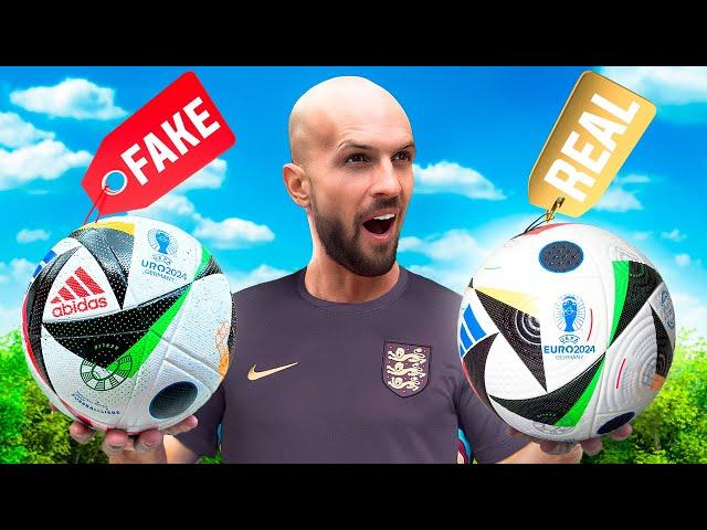 REAL vs FAKE Euro 2024 Football!!