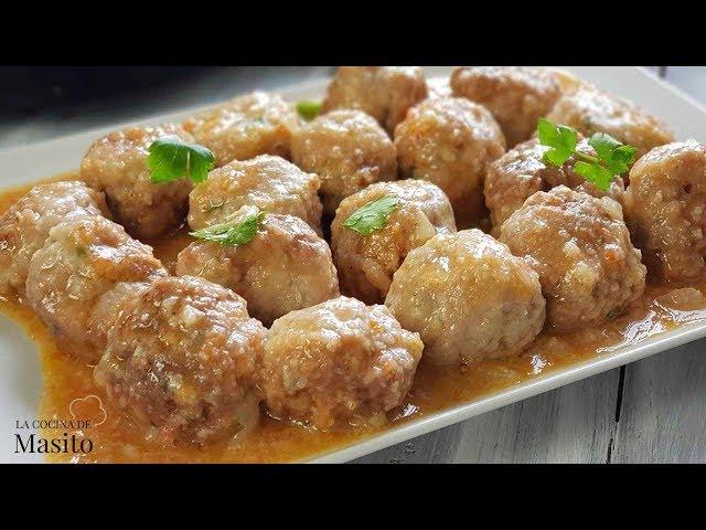 Meatballs in Spanish sauce, the grandmother's meatballs, easy cooking recipe