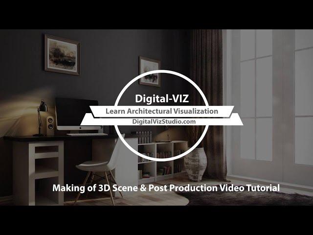 Small Workplace Making of 3D Scene & Post Production