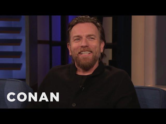 Ewan McGregor On Reprising Obi-Wan & Why Lightsabers Need Hilts | CONAN on TBS