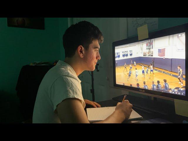 How to study basketball film.