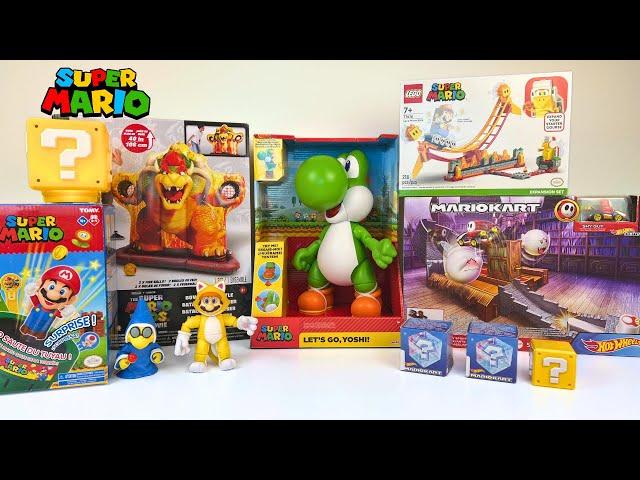 Super Mario Bros Unboxing Review | Halloween Spooky Mario Kart Hot Wheels Track Set