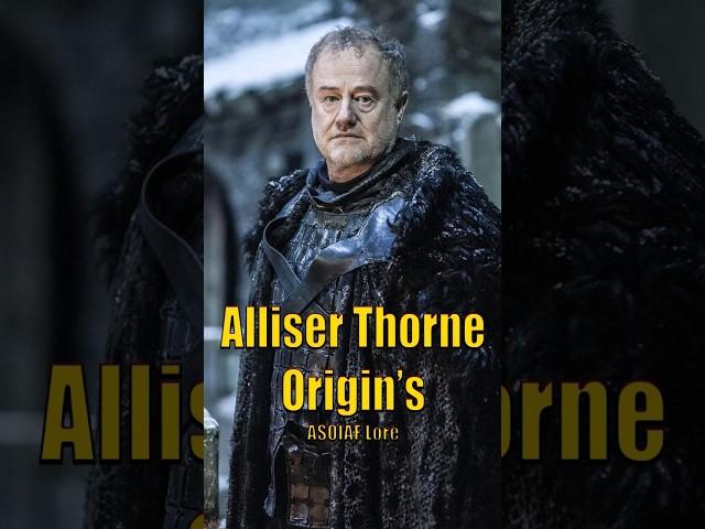 Ser Alliser Thorne Origin's Explained Game of Thrones House of the Dragon ASOIAF Lore