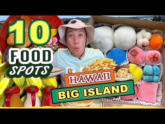 ULTIMATE FOOD TOUR in Big Island – 10 Hilo Food Spots: Best HAWAII Local Food Ever (Massive Eats)