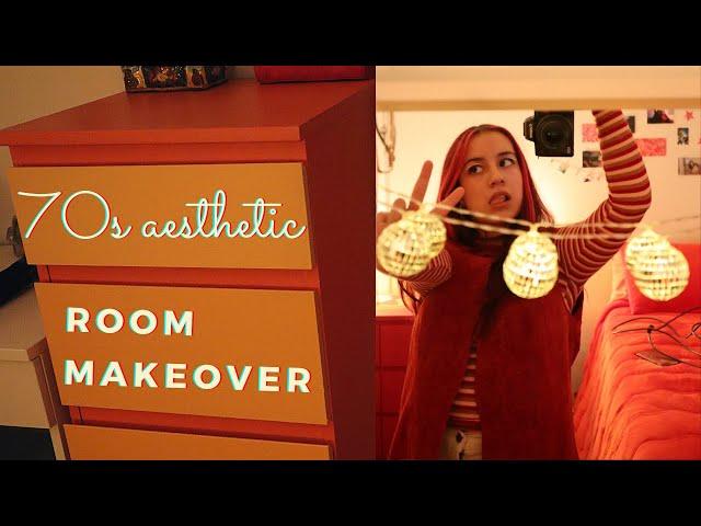 70's Aesthetic Room Makeover + How to Do It Yourself!