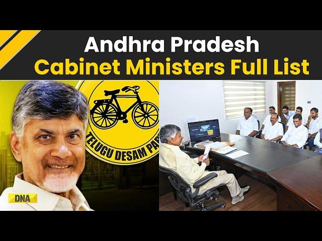 Chandrababu Naidu Takes Oath As Andhra Pradesh CM For 4th Time– Check Full List Of Cabinet Ministers